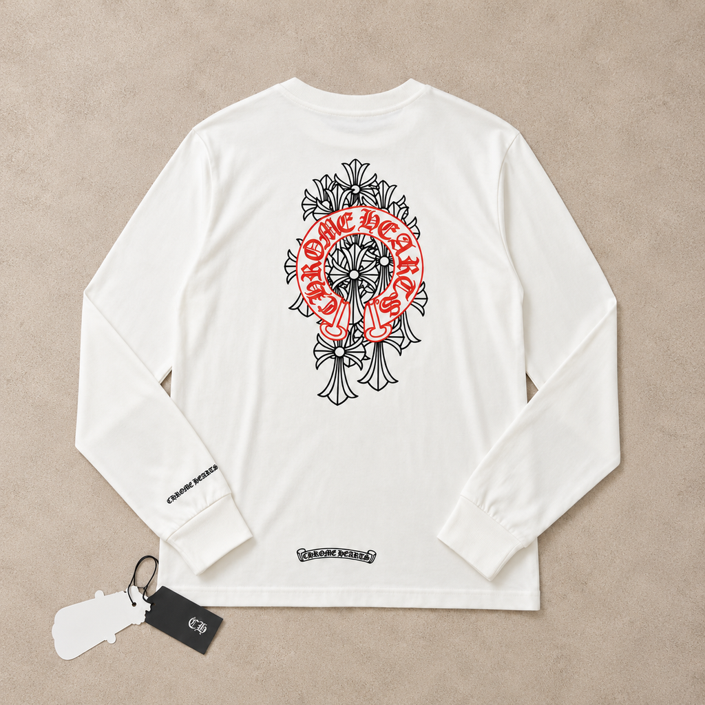 Chrome Hearts Manches Longues Blanc