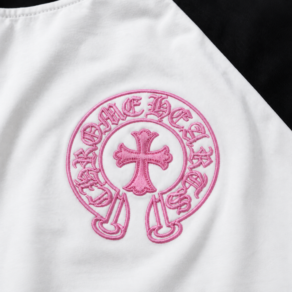 Chrome Hearts Manches Longues Noir Rose