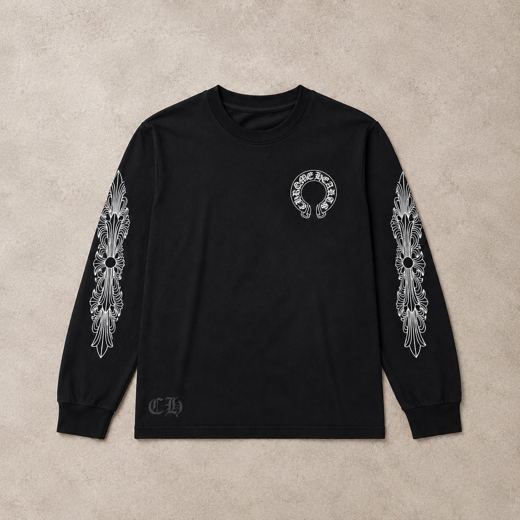 Chrome Hearts Manches Longues Noir