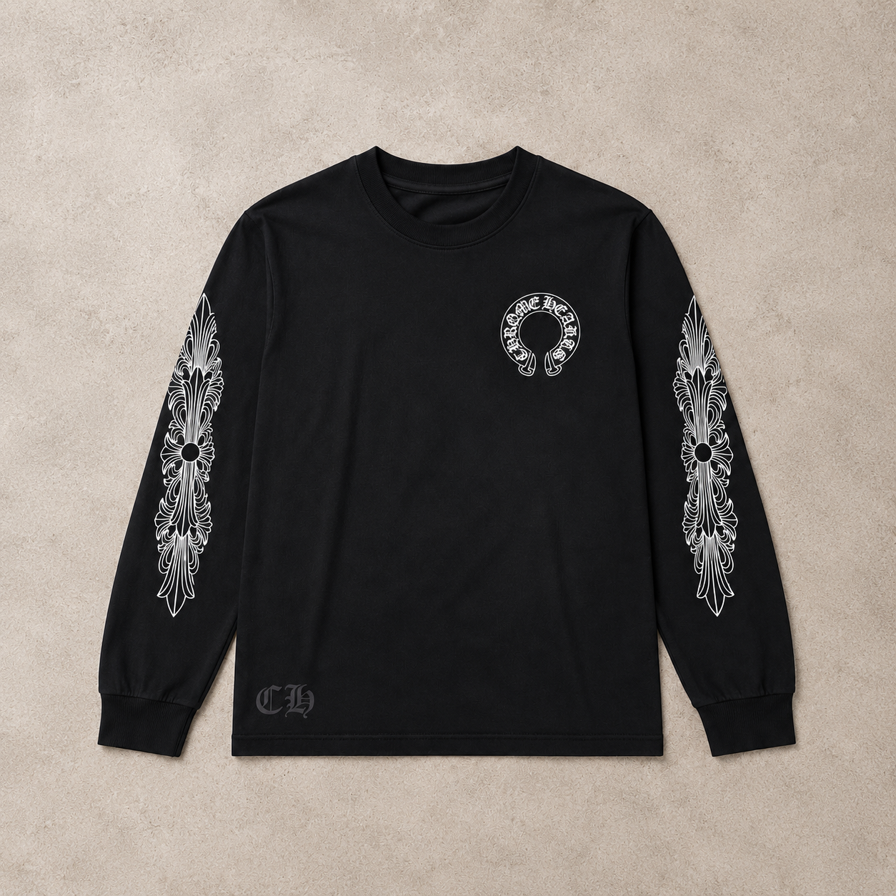 Chrome Hearts Manches Longues Noir