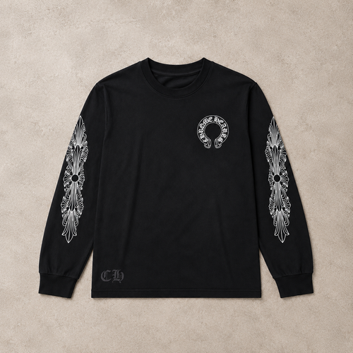 Chrome Hearts Manches Longues Noir