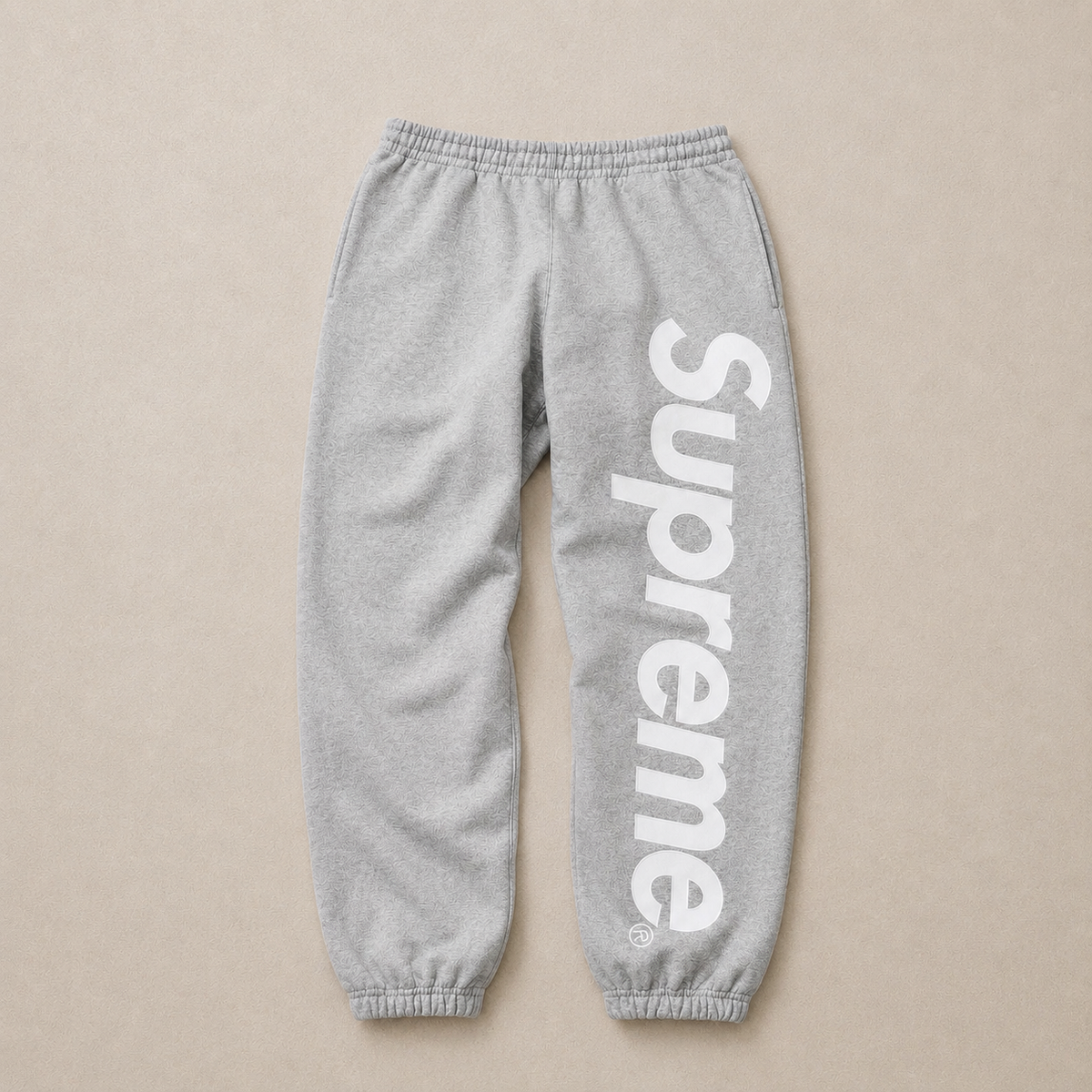 Jogging Supreme Gris Blanc