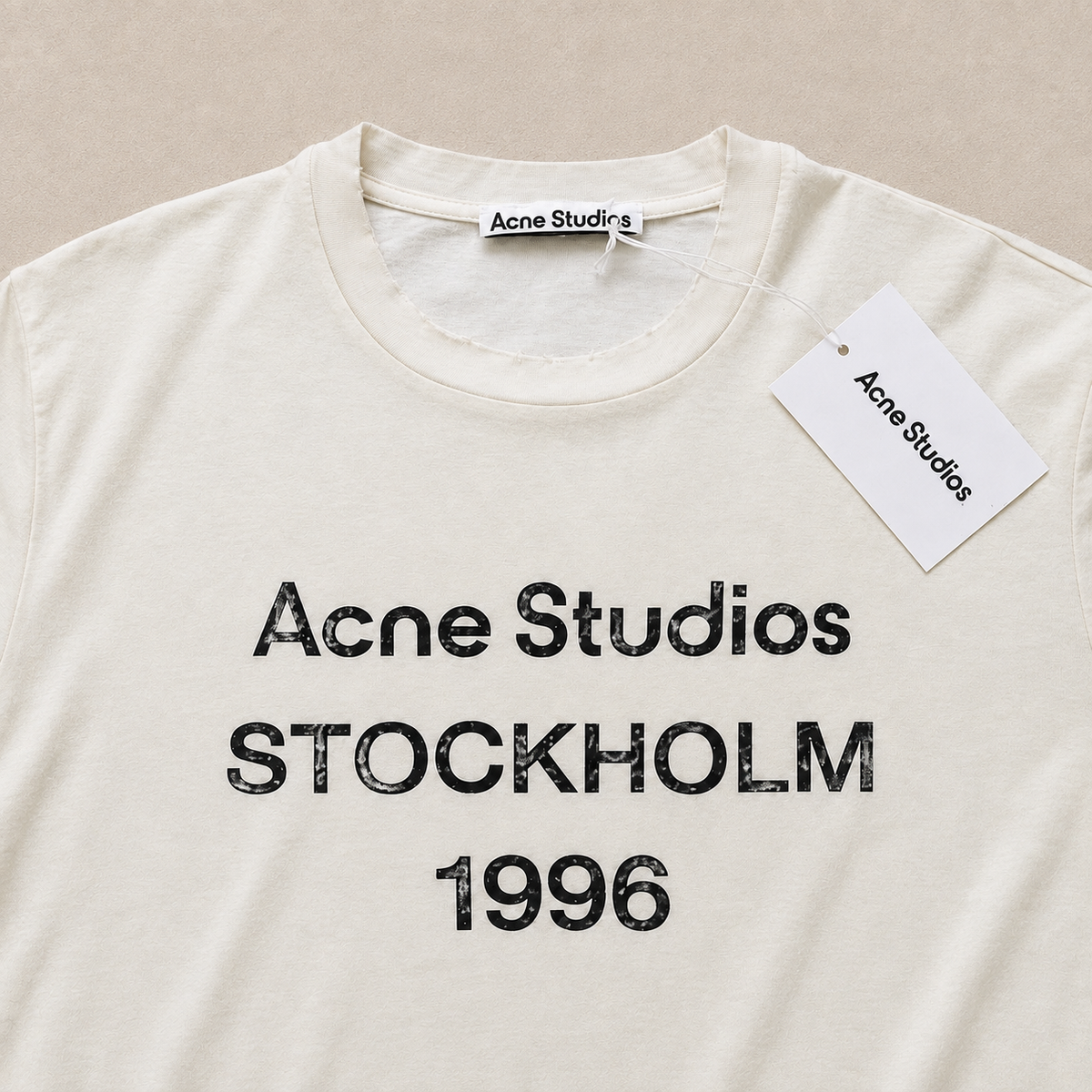 Longsleeve Acne Studios blanc - vue 1